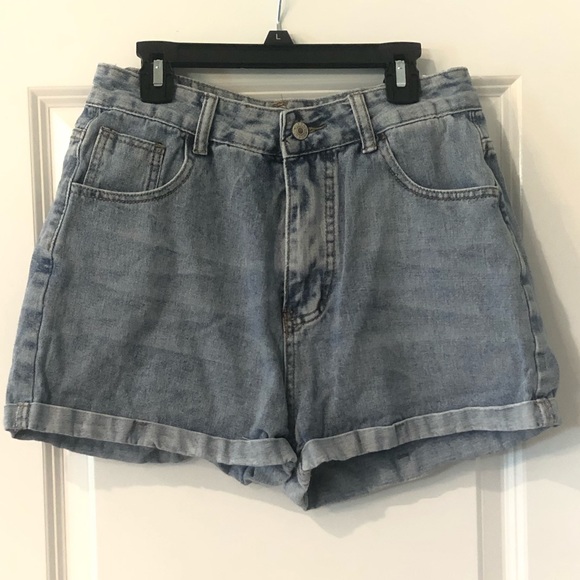 mom cuffed hem shorts - Picture 1 of 3